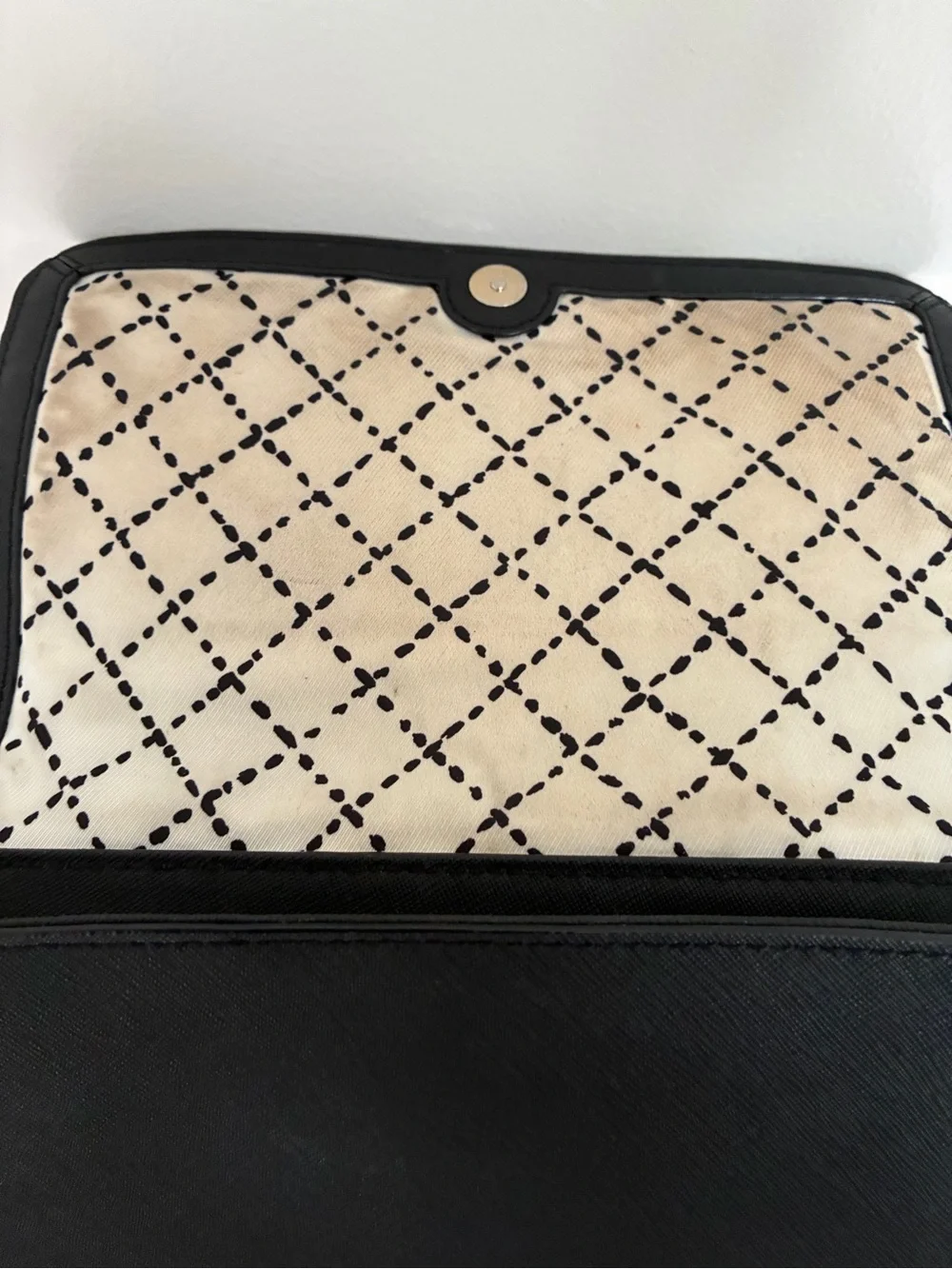 kate spade Black Crossbody Bag with Gold Hardware